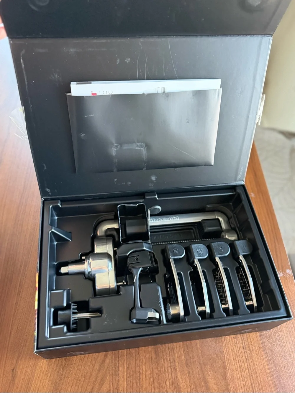 KitchenAid Red and Silver Spiralizer Mixer Attachment